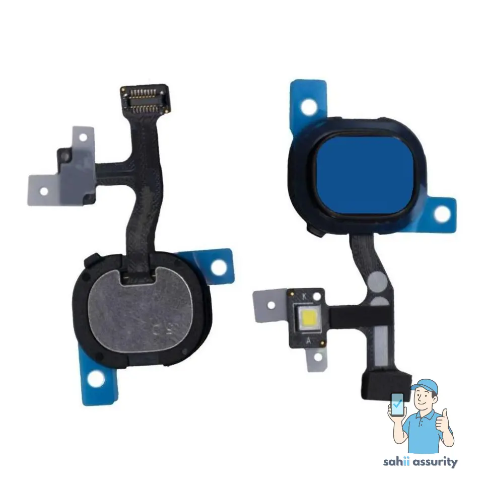 Fingerprint Sensor with Flex Cable for Samsung Galaxy F41 Blue